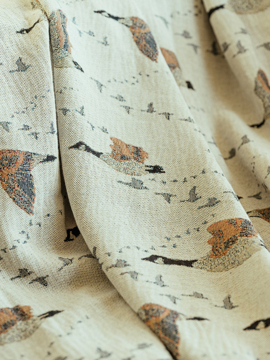 Canada Geese Woven Throw Blanket – Kate Golding