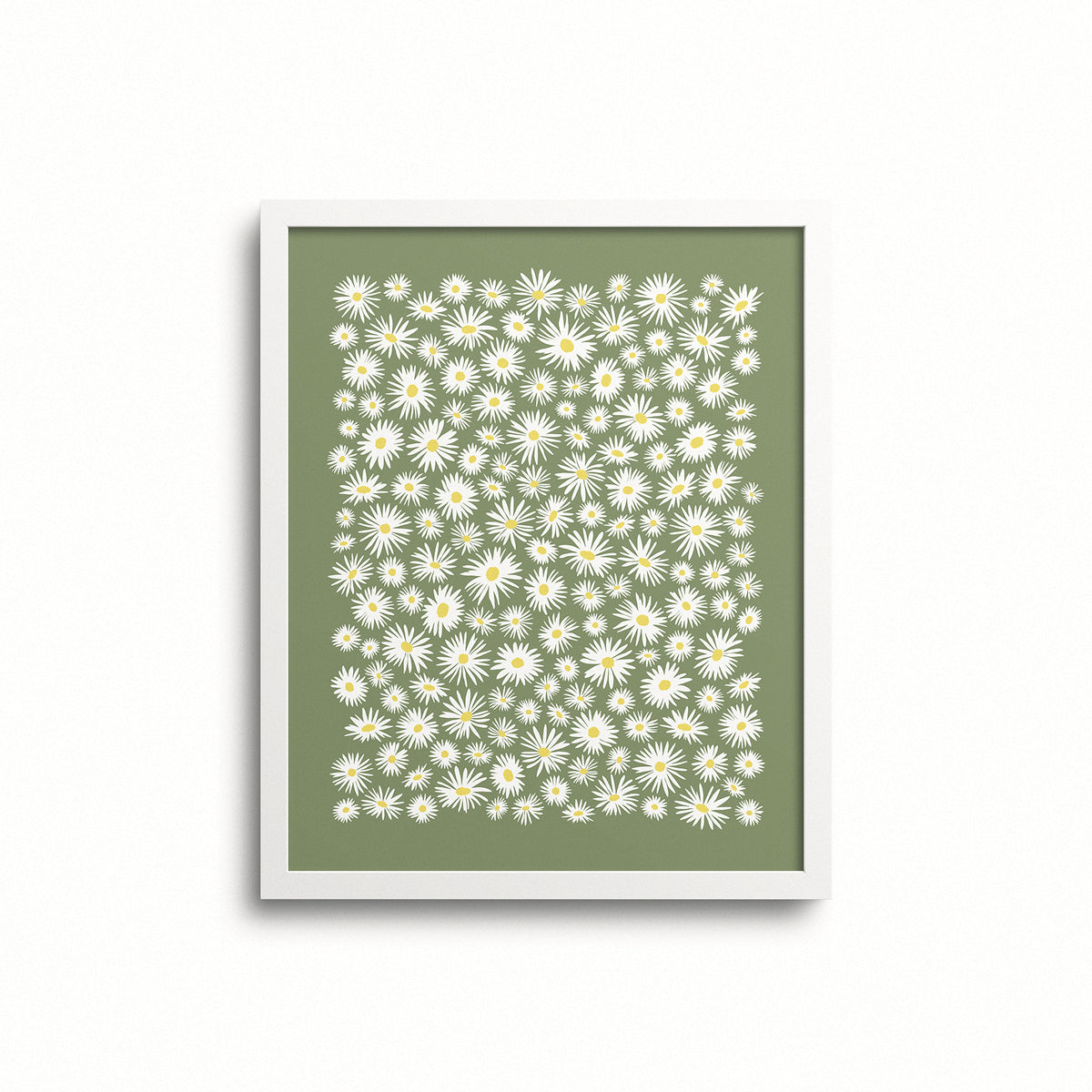 Daisy (Green) Art Print – Kate Golding