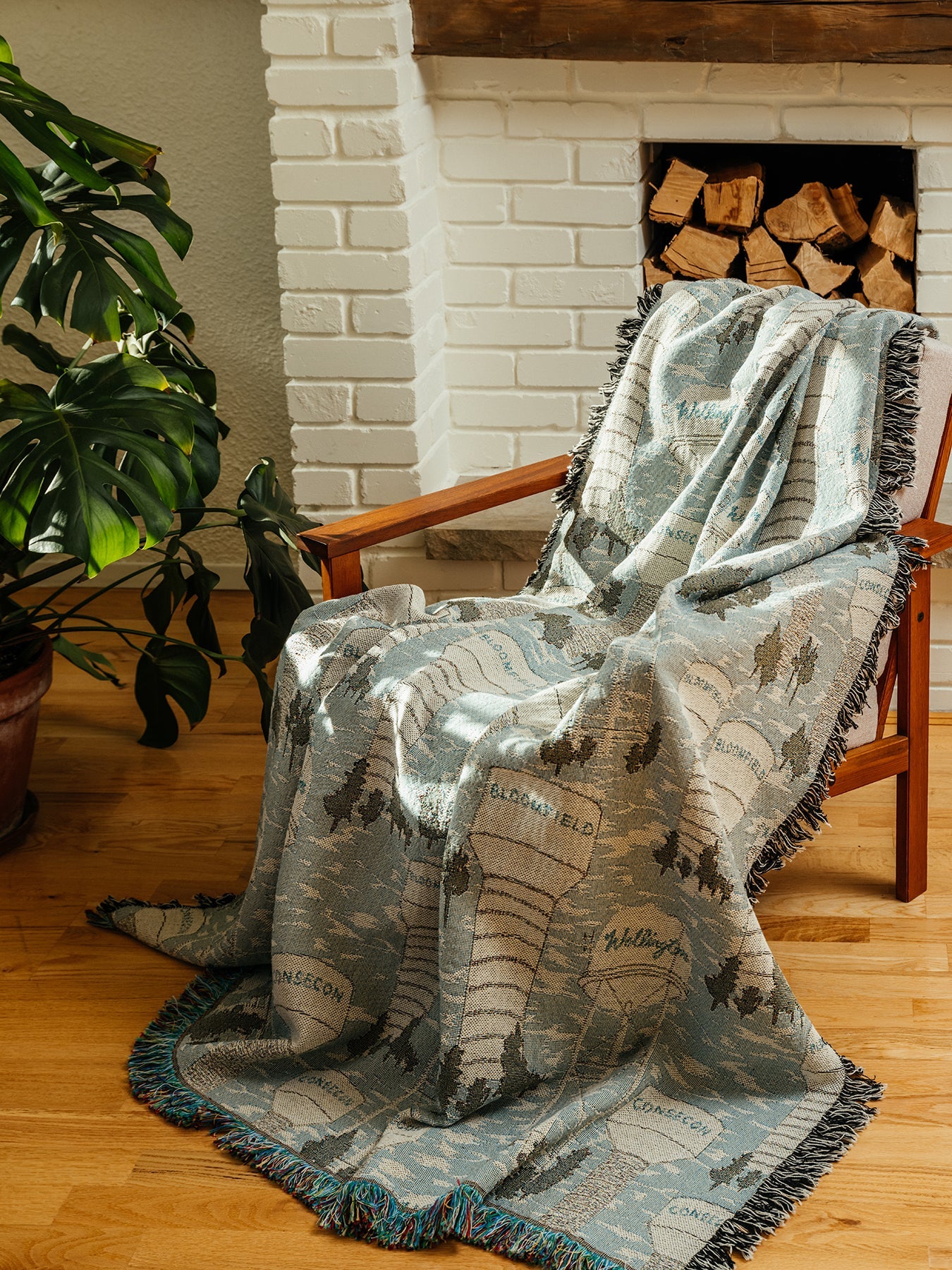 Bonavista Houses Woven Throw Blanket – Kate Golding
